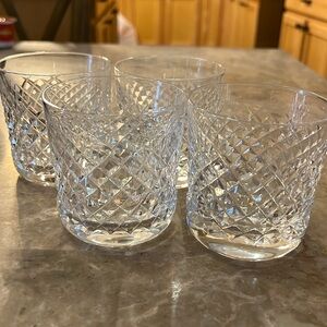 Waterford crystal set of 4 whiskey tumbler